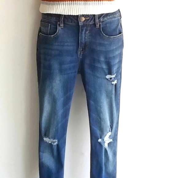 Vigoss Jagger Skinny-Destructed Raw Hem Ankle Jeans - Picture 11 of 12